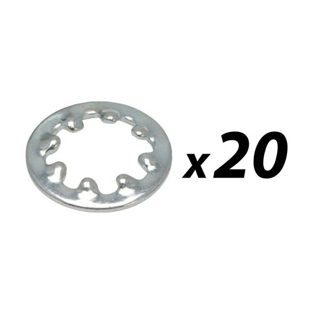 Pack of 20 Tuff Cab M6 Internal Shake Proof Washer