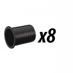 Pack of 8 75mm Bass Reflex Tuning Port Tube