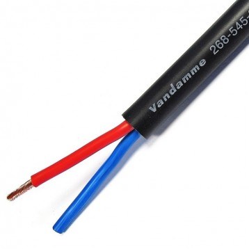 1m length of Van Damme Speaker Cable 2 core x 4mm